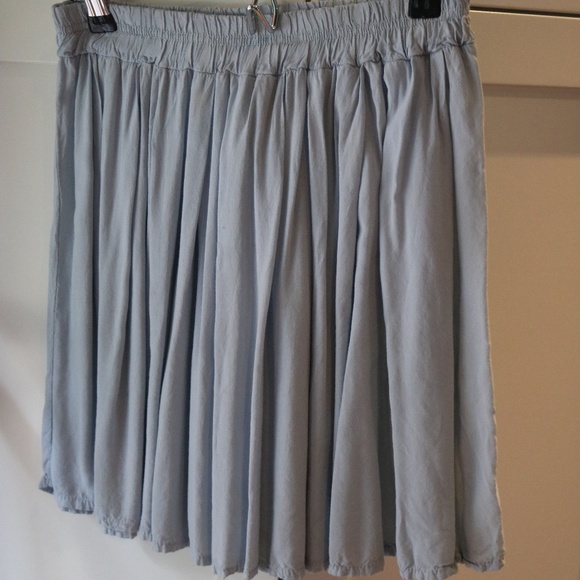 🦋Baby Blue Flowy Brandy Melville skirt🦋 - Picture 2 of 4